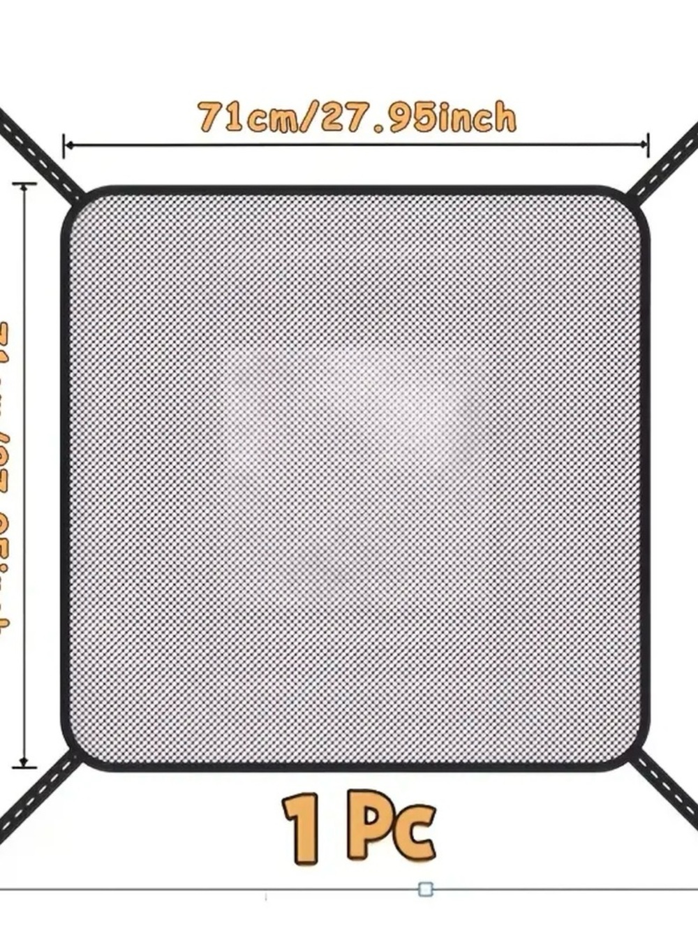 All-Weather Gray AC Unit Cover Protector - Picture 6 of 7